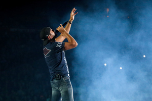 Luke Bryan took the stage Saturday night to a sold-out Carrier Dome.