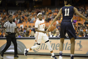 Alexis Peterson has had a strong senior season thus far, leading the ACC in scoring with 22.4 points per game. 