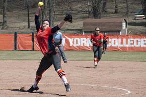 AnnaMarie Gatti threw seven innings while only giving up one run against St. John's. 